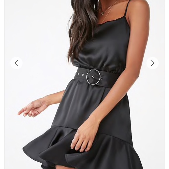 Satin Cami Mini Dress - Picture 2 of 4